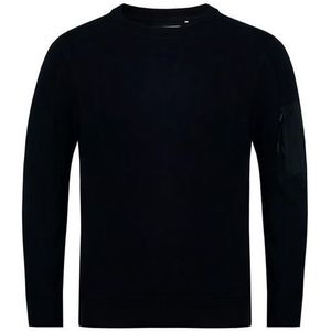 Firetrap heren sweatshirt met rits en armzak in zwart