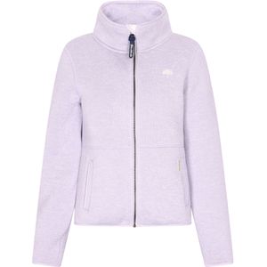 Schmuddelwedda - Gebreide Fleece Jas - Grijsviolet Gemêleerd - Dames