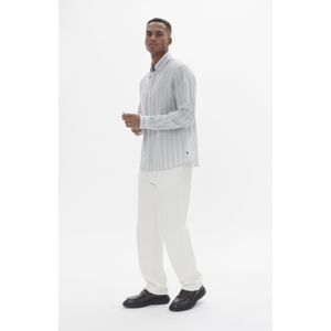 Overhemd met lang mouwen Regular fit light grey