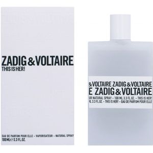 Zadig & Voltaire This Is Her Edp Spray 100ml.