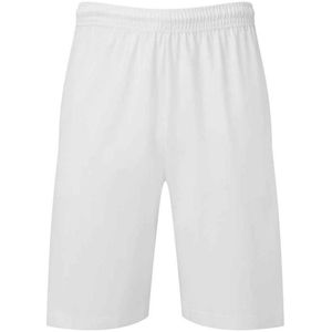 Fruit of the Loom Unisex Volwassen Iconic 195 Jersey Shorts (Wit)