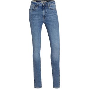Levi's 721 High Waist Skinny Jeans Medium Indigo Worn In - Denim - Dames - Maat 32/30