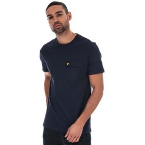 Lyle And Scott - Nylon Pocket T-shirt - Navy - Heren