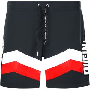 Philipp Plein - Diag Logo Long - Zwembroeken - Zwart