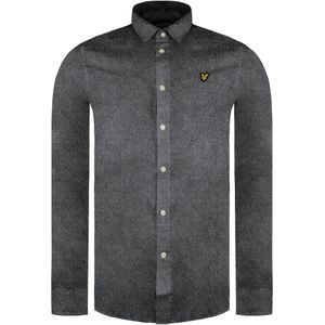 Lyle & Scott - Overhemd - Grijs - Geborsteld Katoen