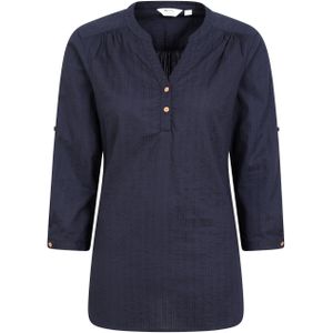 Mountain Warehouse Dames/Dames Petra Relaxed Fit 3/4 Mouw Shirt (Marine)