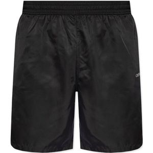 Off White - Zwemshorts - Zwart - Badkleding