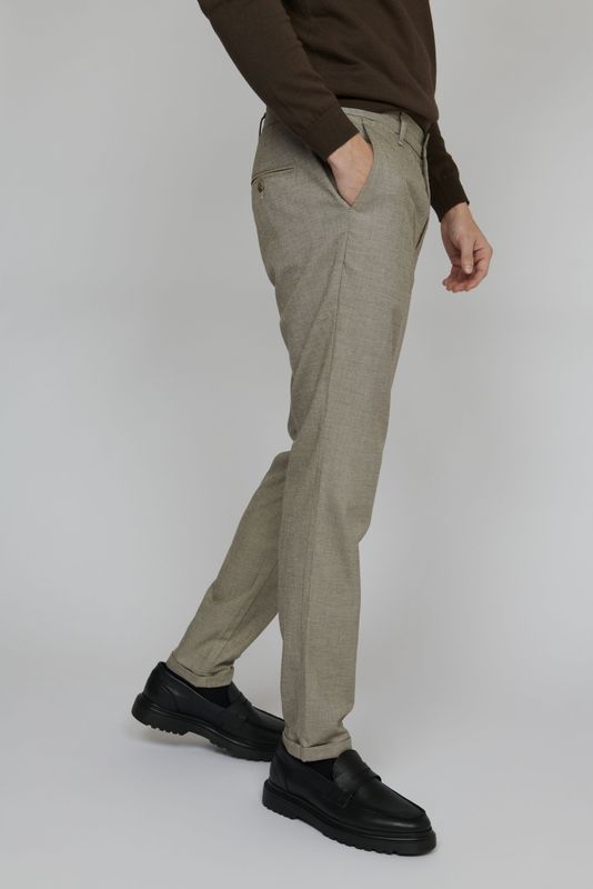 Matinique - Chino 'Liam' - Donkerbeige - Chino Broeken