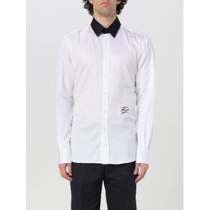 Karl Lagerfeld, Heren, Overhemden, Wit, Maat: 3XL