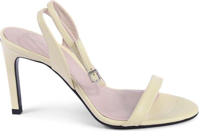 Leren Minimalistische Gespsandalen