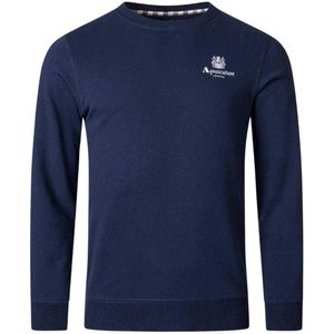 Aquascutum Heren Klein Logo Active Sweatshirt (Marine)