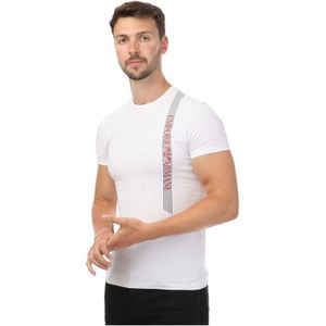 Heren Emporio Armani Loungewear T-shirt in Wit