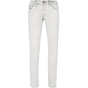 Philipp Plein, Heren, Jeans, Grijs, Maat: W29 Denim,