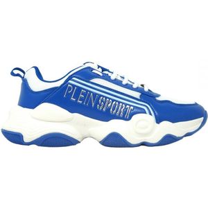 Plein Sport Bold Brand Logo Blue Sneakers - Maat 40.5