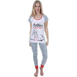 Disney Winnie De Poeh-pyjama Voor Dames, Wit - Maat 38