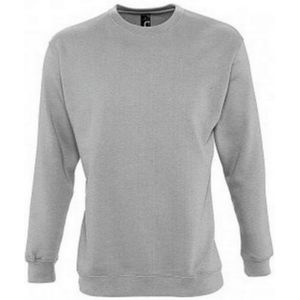 SOLS Heren Supreme Plain Cotton Rich Sweatshirt (Grijze Mergel)