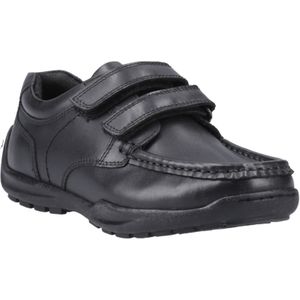 Hush Puppies - Maddox - Leren Schoenen - Zwart - Voor Jongens