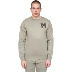 Henleys Heren Moorehen Sweatshirt met ronde hals (Stofblauw)