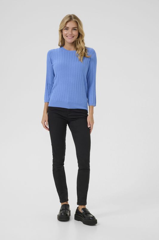 Kaffe Trui 'Lizza'  azuur