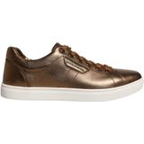 Dolce & Gabbana - London Sneakers - Goud - Leren