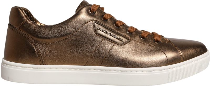 Dolce & Gabbana - London Sneakers - Goud - Leren