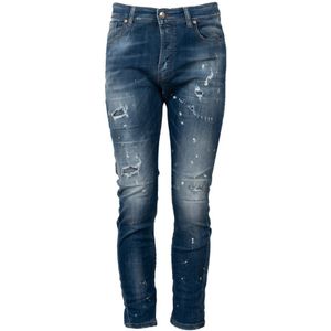 John Richmond Jeans Mick Heren Blauw - Maat 34 (Taille)