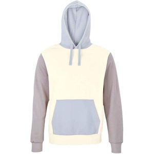 SOLS Unisex Collins Contrast Organic Hoodie voor volwassenen (Natuurlijk)