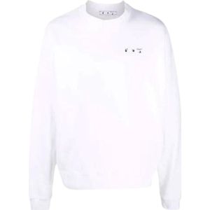 Off-White - Big OW Skate Fit - Sweatshirt - Gebroken Wit