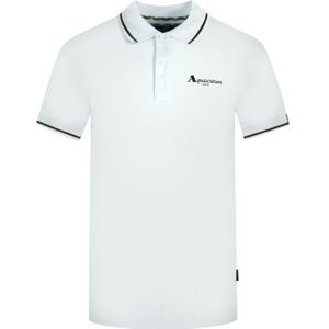 Aquascutum London getipt wit poloshirt