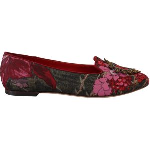 Dolce & Gabbana - Loafers - Floral Brocade - Leer