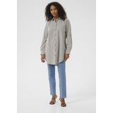 Overhemd met lang mouwen Loose fit Midnight/White Stripe blue white