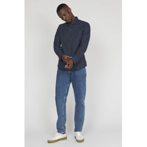 Overhemd met lang mouwen Regular fit navy