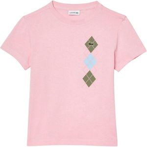 Lacoste Kinderen/Kinderen Argyle T-shirt (Roze)