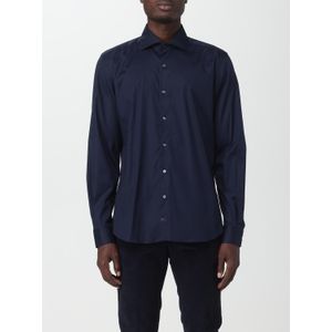 Fay - Klassiek Navy - Herenoverhemd - Blauw - Katoen