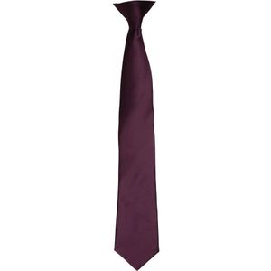 Premier Satijnen stropdas voor volwassenen (Aubergine)