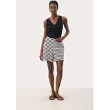 Part Two - Korte Broeken - Wit - Gestreepte Shorts
