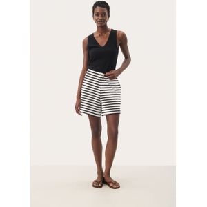Part Two - Korte Broeken - Wit - Gestreepte Shorts