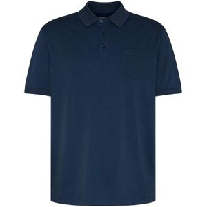 Push-up Bikini - Marine - Korte Mouwen - Polokraag - Borstzak