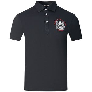 Aquascutum - Aldis London Logo - Poloshirt - Zwart