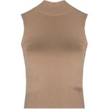 Guess - Tops - Beige - Mouwloos - Getailleerde Snit - LENZING™