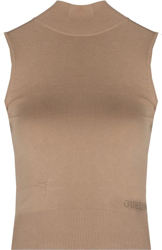 Guess - Tops - Beige - Mouwloos - Getailleerde Snit - LENZING™