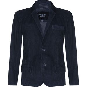 Blazer - Geitensuèdeleer - Zwart - Leren Jas