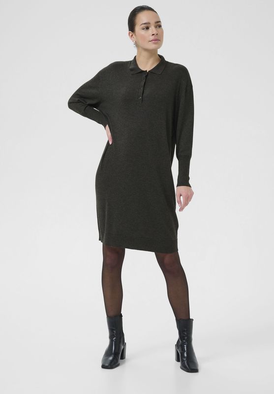 Kaffe - Jurk - Zwart - Tricot