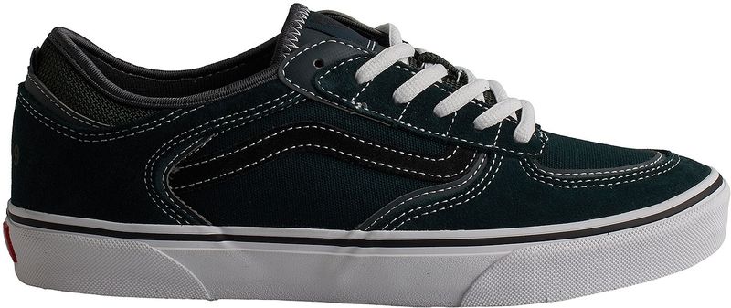 Vans - Rowley - Heren Skateschoenen - Zwart - Suède en Textiel