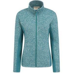 Mountain Warehouse Dames/dames Idris fleecejack met panelen (Donker groenblauw)