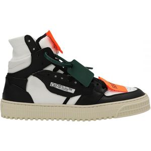 Off-White Off Court 3.0 Black Leather High Tops