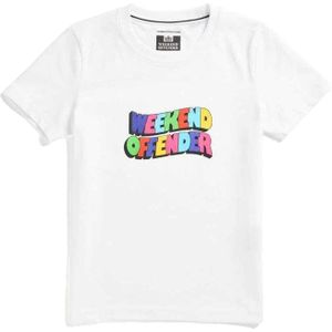 Weekend Offender Hallelujah grafisch kinder T-shirt (Wit)
