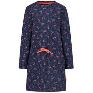 Orange Stars T-shirtjurk Kim Met All Over Print Zwart/blauw/roze - Maat 2J / 92cm