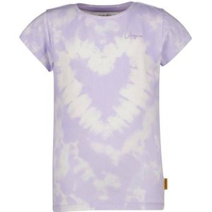 Vingino Tie-dye T-shirt HEMMA Lila/wit - Maat 4J / 104cm