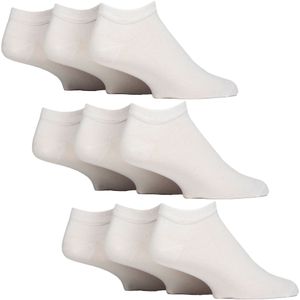 9-Pack Herensokken voor Diabetes, Brede Enkeloperators voor Opgezette Voeten